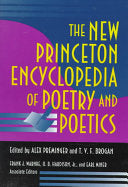 The New Princeton Encyclopedia of Poetry and Poetics. Eds. Alex Preminger, T. V. F. Brogan 9780691021232  Brukte bøker
