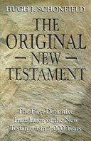 The Original New Testament 9781862042520 Hugh Joseph Schonfield Brukte bøker