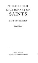The Oxford Dictionary of Saints 9780192830692 David Hugh Farmer Brukte bøker