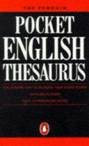 The Penguin Pocket English Thesaurus 9780140511932 Faye Carney Maurice Waite Brukte bøker