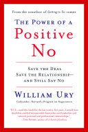 The Power of a Positive No 9780553384260 William Ury Brukte bøker