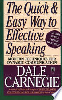 The Quick and Easy Way to Effective Speaking 9780671724009 Dorothy Carnegie Dale Carnegie Brukte bøker