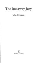 The Runaway Jury 9780712661317 John Grisham Brukte bøker