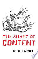 The Shape of Content 9780674805705 Ben Shahn Brukte bøker