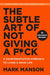 The Subtle Art of Not Giving a F*ck (Smiths UK) 9780062837509 Mark Manson Brukte bøker