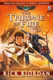 The Throne of Fire: The Graphic Novel (The Kane Chronicles Book 2) 9780141366586 Rick Riordan Brukte bøker