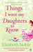 Things I want my daughters to know 9780141030012 Elizabeth Noble Brukte bøker