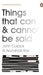 Things that can and cannot be said 9780241980088 John Cusack Arundhati Roy Brukte bøker