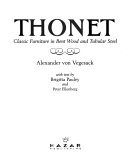Thonet 9781874371267 Alexander von Vegesack Brigitta Pauley Peter Ellenberg Brukte bøker