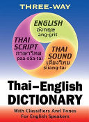 Three-way Thai-English, English-Thai Pocket Dictionary 9781887521321 Benjawan Poomsan Becker Chris Pirazzi Brukte bøker
