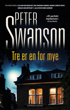 Tre er en for mye 9788202823191 Peter Swanson Brukte bøker