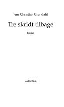 Tre skridt tilbage 9788702059632 Jens Christian Grøndahl Brukte bøker
