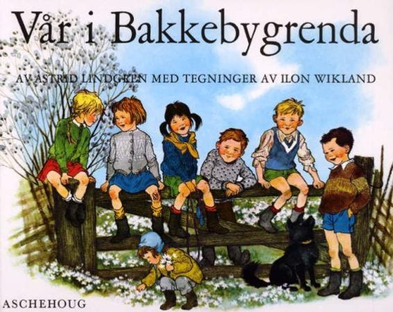 Vår i Bakkebygrenda 9788203095467 Astrid Lindgren Brukte bøker