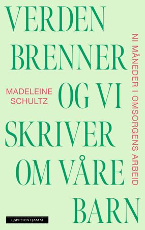 Verden brenner og vi skriver om våre barn 9788202793920 Madeleine Schultz Brukte bøker