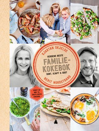 Verdens beste familiekokebok 9788205501980 Berit Nordstrand Kjartan Skjelde Brukte bøker