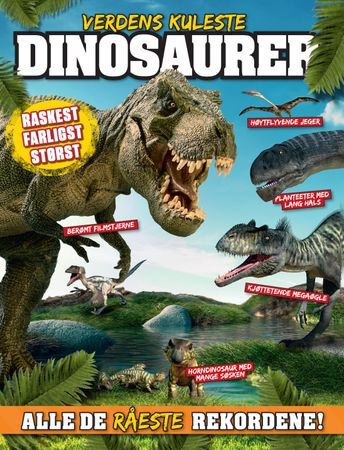 Verdens kuleste dinosaurer 9788283435177 Darren Naish Brukte bøker