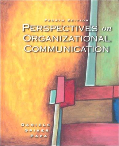 Perspectives on Organizational Communication - Bokia.no