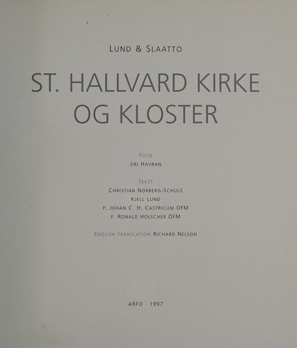 St. Hallvard kirke og kloster = St. Hallvard abbey (Pocket) - Bokia.no