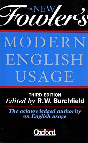 The New Fowler's Modern English Usage - Bokia.no