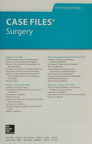 Case Files Surgery, Fifth Edition (Pocket) - Bokia.no