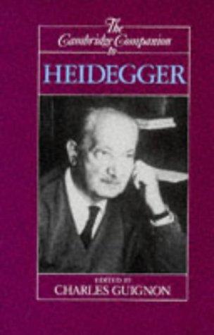 The Cambridge Companion to Heidegger - Bokia.no