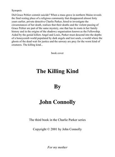 The killing kind (Pocket) - Bokia.no