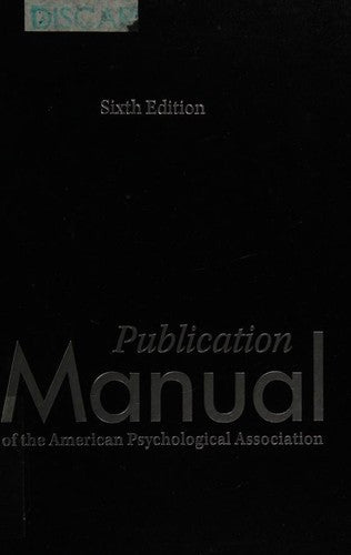 Publication Manual of the American Psychological Association (Innbundet) - Bokia.no