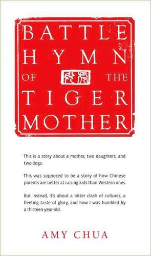 Bilde av "Battle Hymn of the Tiger Mother" innbundet lærebok for høyere utdanning fra Vigmostad & Bjørke AS.