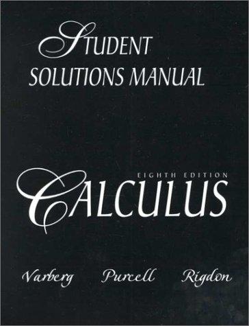 Calculus, Eighth Edition: Student solutions manual - Bokia.no