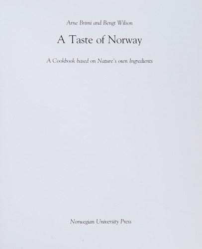 A taste of Norway (Innbundet) - Bokia.no