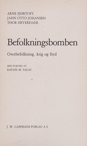 Befolkningsbomben (Pocket) - Bokia.no