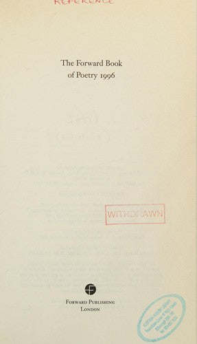 The Forward Book of Poetry, 1996 - Bokia.no