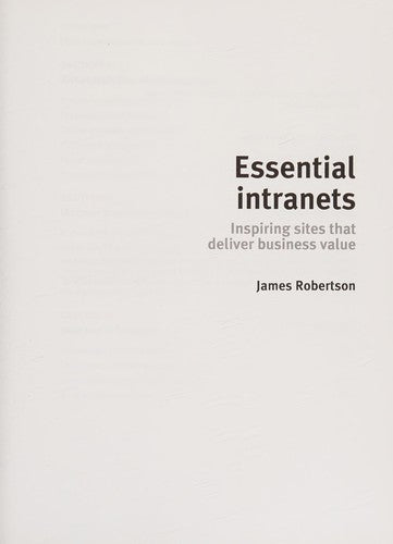 Essential Intranets - Bokia.no
