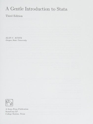 A Gentle Introduction to Stata (Pocket) - Bokia.no