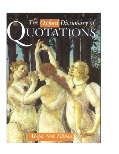 The Oxford Dictionary of Quotations - Bokia.no