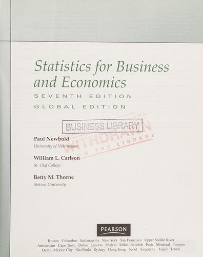 Statistics for Business and Economics (Pocket) - Bokia.no