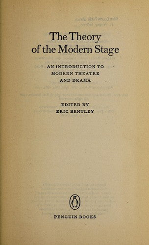 The theory of the modern stage: an introduction to modern theatre and drama - Bokia.no