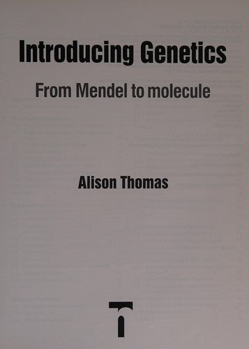 Introducing Genetics: From Mendel to Molecule (Pocket) - Bokia.no