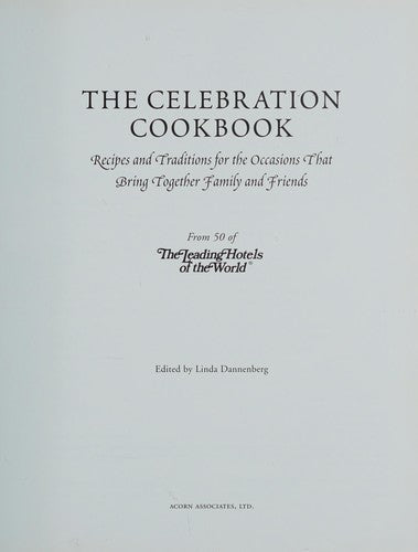 The Celebration Cookbook