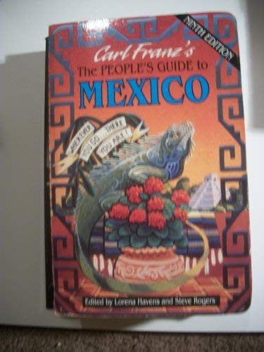 Bokbilde av "People's Guide to Mexico" pocketbok fra Bokia.no, viser forsiden med kart og tittel.