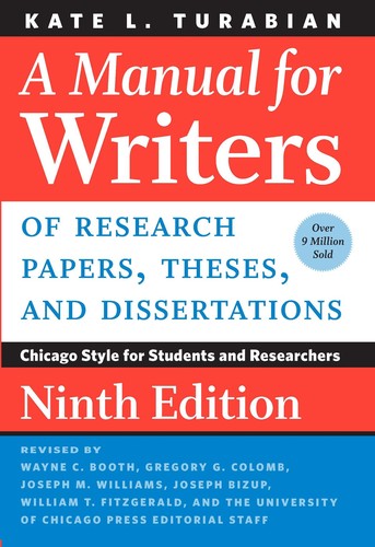 A Manual for Writers of Research Papers, Theses, and Dissertations, Ninth Edition - Bokia.no