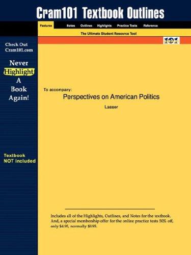 Bokomslag for Perspectives on American Politics Pocket av Academic Internet Publishers, viser en bok med tittel og design.