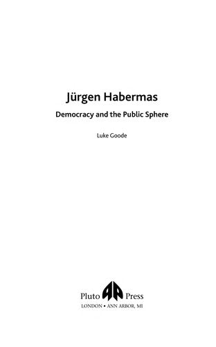 Jurgen Habermas: democracy and the public sphere (Pocket) - Bokia.no