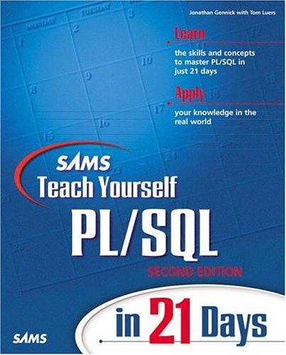 Sams Teach Yourself PL/SQL in 21 Days (Pocket) - Bokia.no