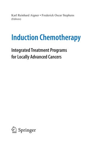 Induction Chemotherapy: Integrated Treatment Programs For Locally Advanced Ca… (Pocket) - Bokia.no