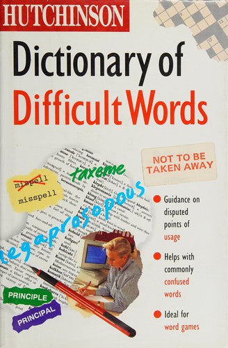 Hutchinson Dictionary of Difficult Words - Bokia.no