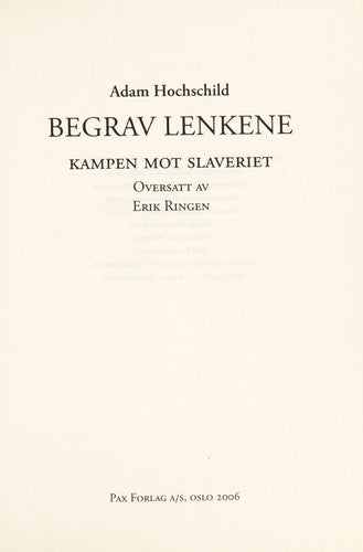 Begrav lenkene - Bokia.no