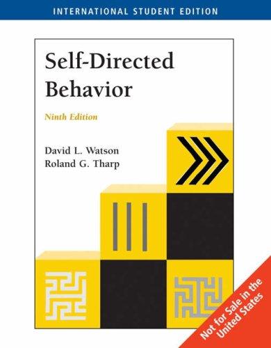 Intl Stdt Ed-Self-Directed Behavior (Pocket) - Bokia.no