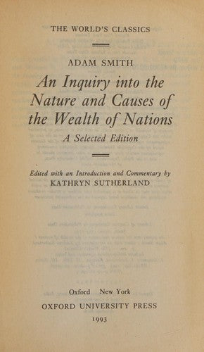An Inquiry Into the Nature and Causes of the Wealth of Nations - Bokia.no