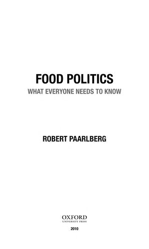 Food Politics: What Everyone Needs to Know (Pocket) - Bokia.no